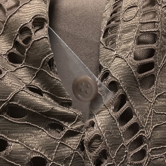 WORTHINGTON taupe brown lace shell, NWT - Picture 4 of 5